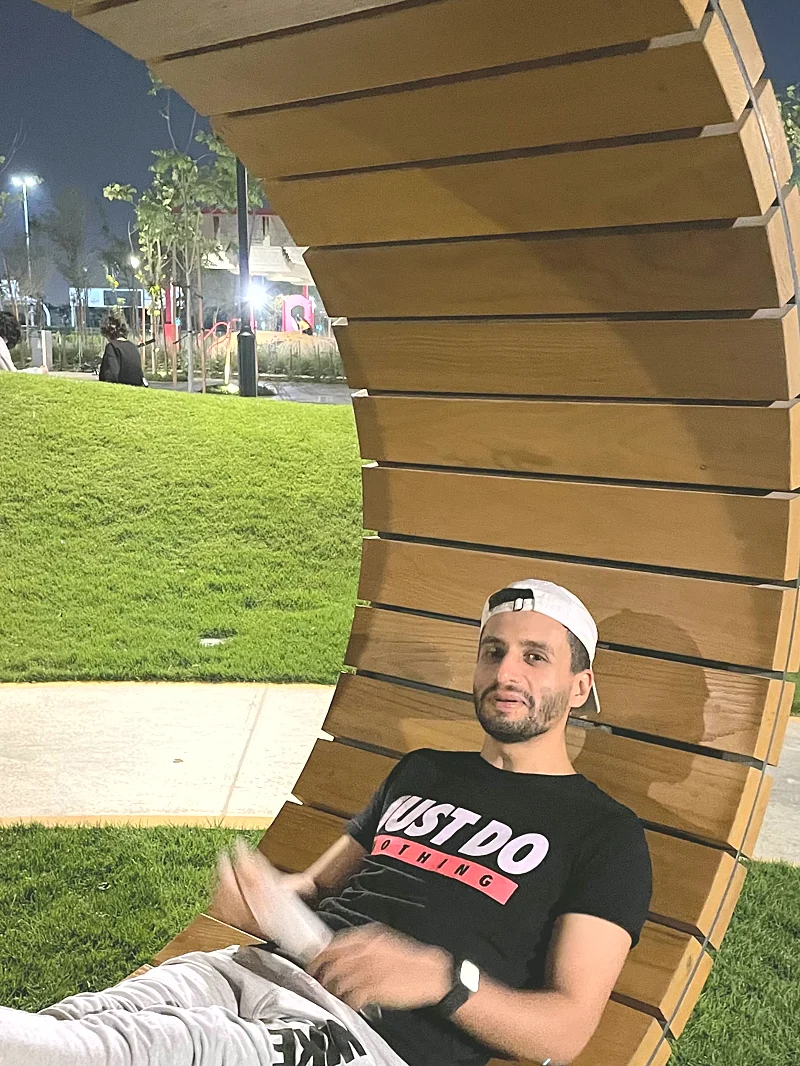 Portrait of Abed Hajjaj